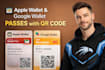 build design apple wallet google wallet digital passes with qr code