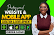 create figma web app and website, figma website design, ios android app creation