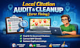 do local citation audit, cleanup and error fixing
