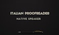 proofread and improve italian text manually