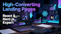design a high converting landing page with nextjs and react