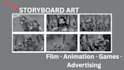 create cinematic storyboard illustration for animations and games