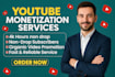 do promotion for youtube channel monetization
