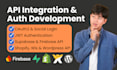 setup oauth2 social login, jwt, supabase firebase wordpress api, shopify wix api