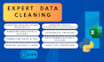 clean, format, and preprocess your messy data using python