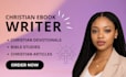 ghostwrite christian devotionals, bible studies, and ebooks