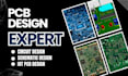optimize pcb layout design, redraw schematics pcb, review your pcb design