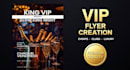 design a luxury and vip event flyer