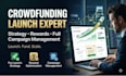 provide expert reward based crowdfunding strategy and launch management
