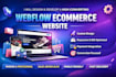 design and develop a high converting webflow ecommerce website