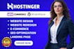 design hostinger website fix wordpress landing page redesign wordpress website