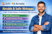 setup softr webapp airtable database dashboard airtable automation crm expert