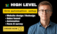 gohighlevel landing page ghl funnel ghl workflow, automation gohighlevel website