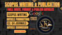 write, format and publish article in a journal indexed with scopus q3, q4