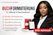 buchformatierung für e book und taschenbuchformatierung