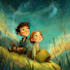 digitally paint colourful children book illustrations