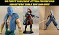design custom dnd miniature action figure and 3d model for tabletop rpg display