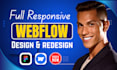 design webflow website, redesign webflow, convert figma to webflow website