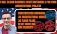 design accurate revit bim models for your architectural project