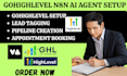 setup gohighlevel n8n ai agent automation workflowghl lead nuturing crm voiceai