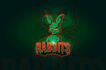 design creative exclusive carton, rabbit logo