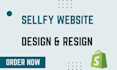 sellfy website design shopify store design