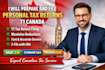 prepare and file personal tax returns t1 canada
