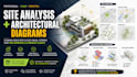 create professional site analysis and architectural diagrams for your project
