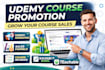 boost udemy course course marketing elearning udemy promotion skool course