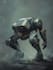 draw a robot mecha design and anime