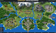 minecraft world painter spawn, lobby, castle, bases fantasy world survival map