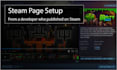 set up and optimize your steam store page