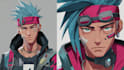 design anime character , cyberpunk character