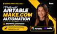 setup airtable automation make com zapier ghl automation fix make com scenario