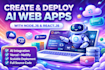 create and deploy nodejs and reactjs using ai webapp, vercel, netlify, railway,