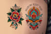 create custom logo old school traditional tattoo design