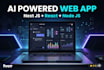 develop ai powered web app with next js react and node js