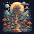 create a surrealism illustration design and concept art