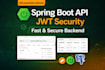 develop secure spring boot rest API with jwt authentication
