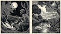 create artistic linocut illustrations
