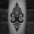 draw cool engraving style blackwork tattoo design