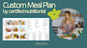 design custom meal plans for weight management