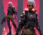draw neon cyberpunk characters with cinematic