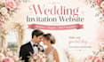 create a beautiful wedding invitation website with rsvp system