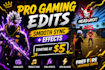 create high quality free fire video edits