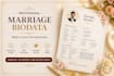 design professional marriage biodata in modern style