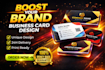 create business card and