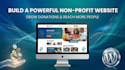design modern nonprofit charity and donation website in wordpress