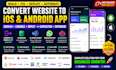 convert base44 lovable replit website to ios android app with capacitor supabase
