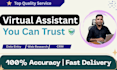 deliver data entry, excel data cleaning, lead generation, web research
